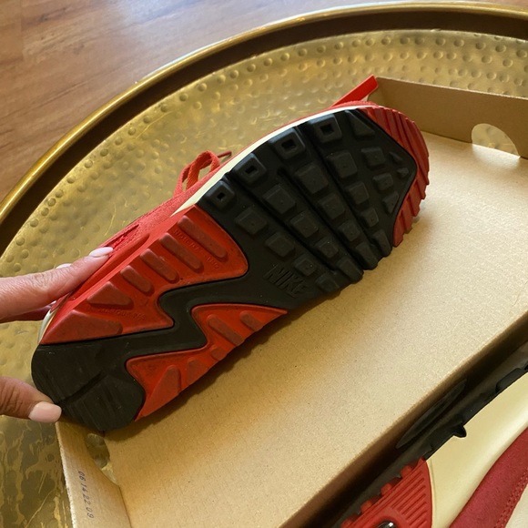 Nike Air Max 90 LTR "Sesame/Red Clay/Sail", men’s size 5.5, women’s size 7.5. - Picture 5 of 8